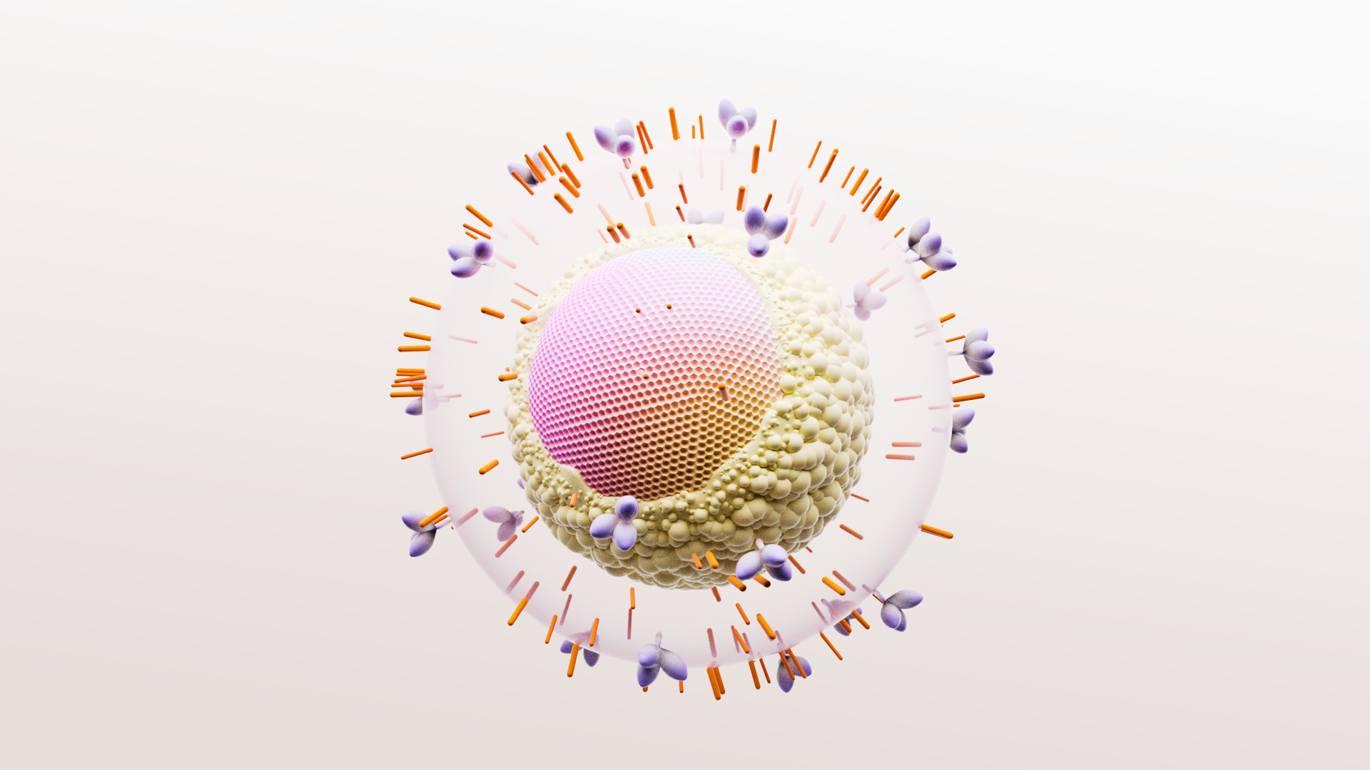 HIV virus graphic